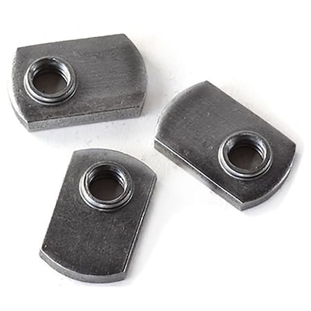 Buckeye Spot Weld Nut, Single Tab, Zinc Plate, PK10 SN 3318-P13