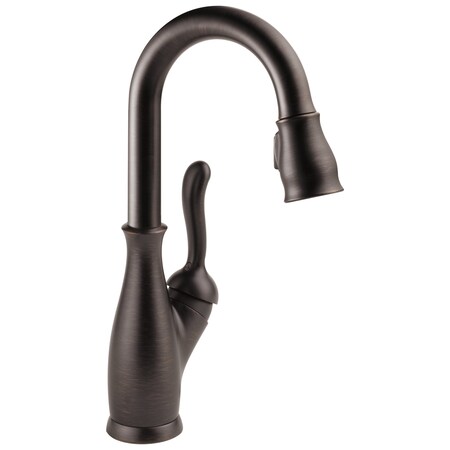 Delta Leland Single Handle Pull-Down Bar / Prep Faucet 9678-RB-DST