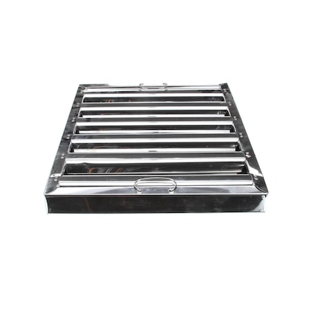 Randell Filter Baffle, 16in x 20in, Stainless Steel AS FLT1620SSC