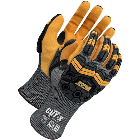 Bdg Cut-Resistant Impact Gloves, Cut Level A5, Foam Nitrile, Textured, 2XL, 1 PR, Vendor Pack 99-1-9794-11-K