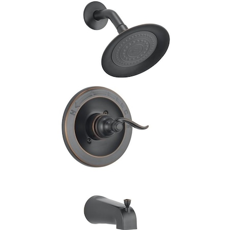 Delta DELTA Windemere 144996-OB Tub and Shower, Brass, Oil-Rubbed Bronze 144996C-OB/OB