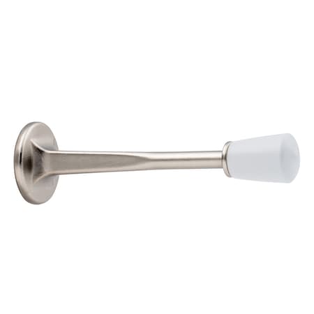 Geo 3-1/8" Cast Door Stop Satin Nickel Finish GBH-DS318C-SN