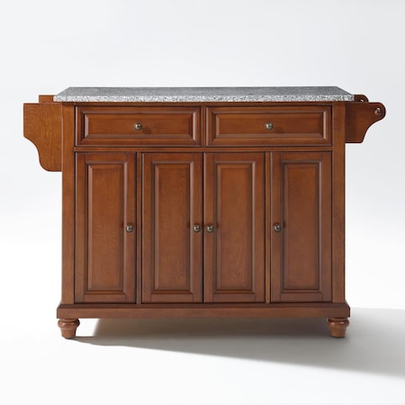Crosley Cambridge Granite Top Full Size Kitchen Island/Cart KF30003DCH