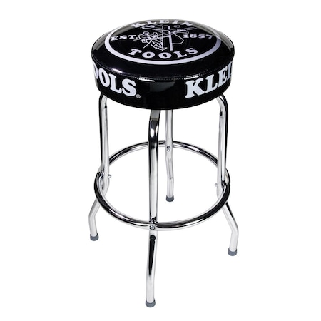 Klein Tools Counter Stool, Swivel Seat, Black, 14-Inch by 30-Inch MBD00111