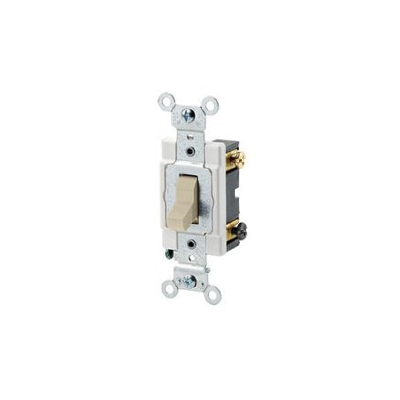 Leviton 20 amps Double Pole Toggle AC Quiet Switch Ivory 0CSB2-2IS