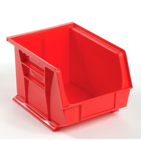 Global Industrial Wall Bin Rack Panel 36 x19 - 8 Red 8-1/4x11x7 Stacking Bins 550202RD