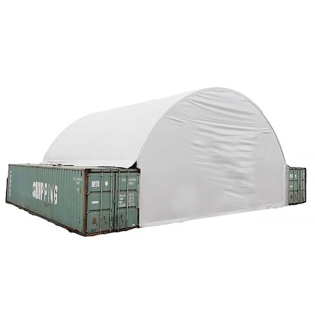 Mytee Products Shipping Container Canopy Shelter Kit -20'x40ft Storage Container Roof w/End Wall 2040CSB-WALL-KIT