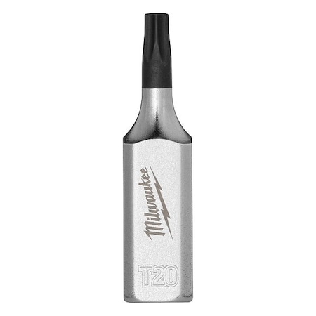 Milwaukee Tool Bit Socket, 1/4" Drive, Chrome, S2 Steel 45-34-1153