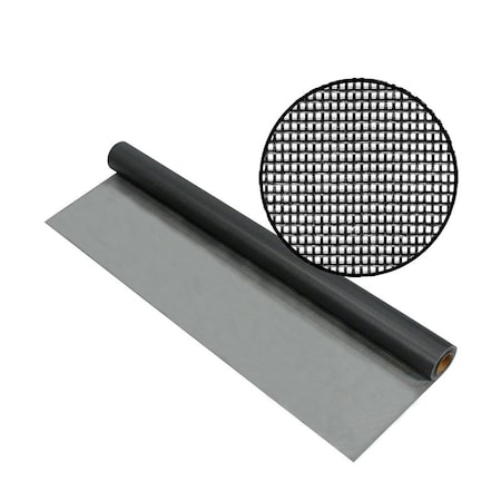 Phifer Phifer Door and Window Screen, 100 ft L, 72 in W, Fiberglass, Charcoal 3003903