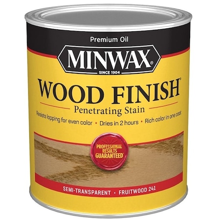 Minwax Wood Finish Wood Stain, Fruitwood, Liquid, 1 qt, Can 70010444