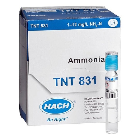 Hach Ammonia Vial Test, Vial TNT831