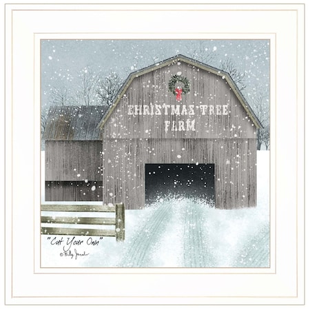 Homeroots Cut Your Own 1 White Framed Print Wall Art 406256