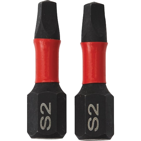Do It Best 1'' Square No, 2 Impact Ready Screwdriver Bit, 2PK QJDIB-SC-016