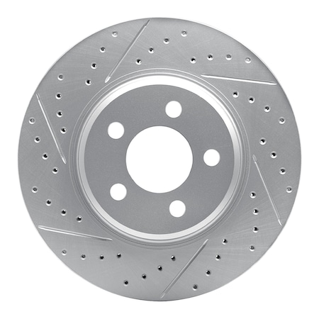 Dynamic Friction Co DFC Geoperformance Rotor - Drilled and Slotted 830-67035L