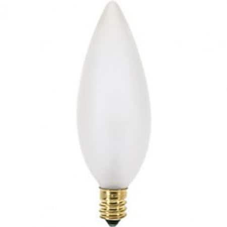 Ilc Replacement Incandescent Bulb, 60W, 120V, B10, 25PK SATCO 60B10/F E14