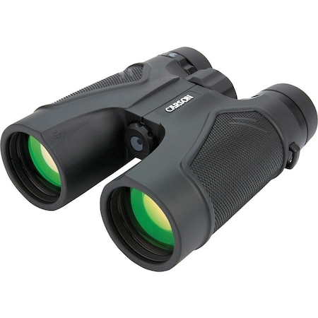 Carson General, Hunting, Nature Binocular, 10x Magnification, Roof Prism, 314 ft at 1000 yd Field of View TD-042ED