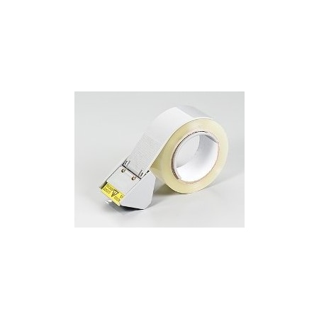 Nifty Products Clamshell Tape Dispenser with Blade Cover, 2 in Max. Tape Width, Plastic, Gray D822C