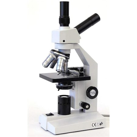 Amscope 40x-2500x Dual-View Compound Microscope with Mechanical Stage D120C-MS