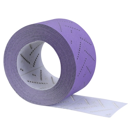 3M Cubitron 3M II Hookit Clean Sanding Sheet Roll, 34448, 240+, 70 mm x 12 m, 5PK 737U
