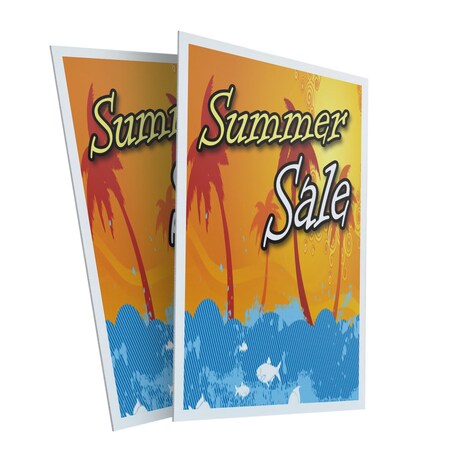 Signmission Summer Sale, Plastic Signs Only 24 Inch x 36 Inch, Corrugated Plastic, 2PK CSB-2436-2PACK-Summer Sale