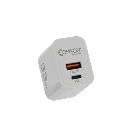 Cable Wholesale Fast USB PD 33 watt & QC3 18 watt Wall Charger Type-C and A ports (C2054) 90W1-42000WH