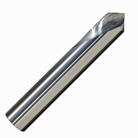 Monster Tool Usa N/C Spot Drill, 90 deg. included angle, 1/8 in size, 5/8 in LOC, 2 in overall length, bright finish 402-125090