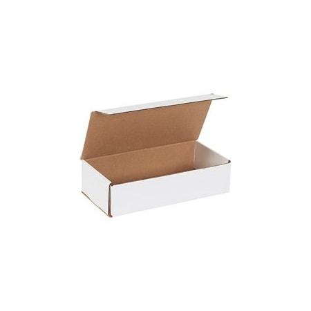 Bubblefast 50-12 x 6 x 3'' White Corrugated Mailers, 50PK BFM1263