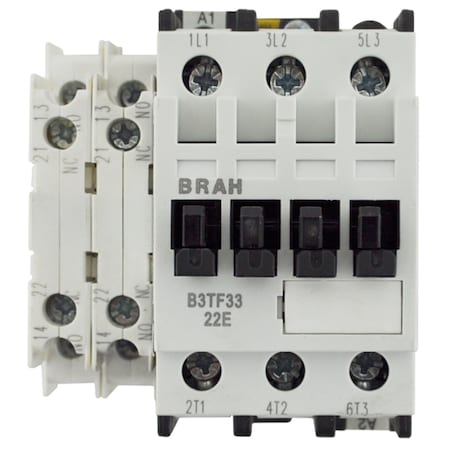 Brah Electric , Replacement 22A 600V 3P with 110/120VAC Closing Coil for World Series Contactor 3TF3311 B3TF3311