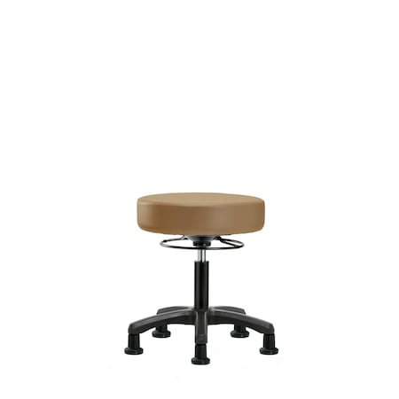 Blue Ridge Ergonomics Desk Mini-Stools, Vinyl, Glides, Taupe BR-VDHMS-RG-RG-8584