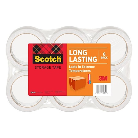 Scotch Storage Packaging Tape, PK 6 3650-6