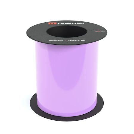 Labeltac High Performance 10-Year Vinyl Supply 6in x 75ft LT9, Lilac LT629HP-C