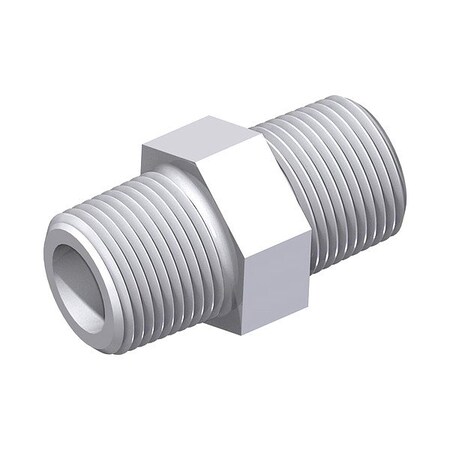 Jaco Pipe Nipple, 1 13/32"L, White, PK5 PN-4-C