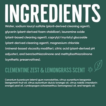 Seventh Generation Lemongrass Clementine Dish Soap, 19 Fluid Ounce, 6PK 68406239