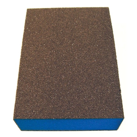 Webb Abrasives 2-5/8in x 3-7/8in x 1in Standard Sanding Block, Medium SBM