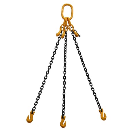 Starke Chain Sling, 3/8in, G80, Grab Hook, with Chain Adjuster, 2 ft SCSG8038-3LGA-2
