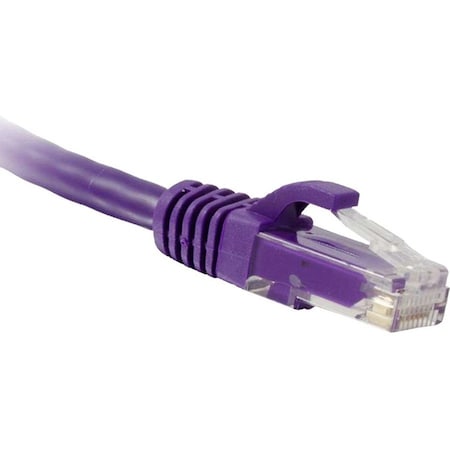 Enet Cat5E Purple 6 Foot Patch Cable w/ Snagless Molded Boot (Utp) C5E-PR-6-ENC