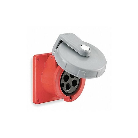 Hubbell Wiring IEC Pin & Sleeve, 30A 3-Phase 480V AC, 3-Pole 4-Wire, Female Receptacle HBL430R7W