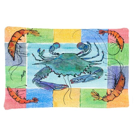 Carolines Treasures 20.5 x 30 in. Crab Moisture Wicking Fabric Standard Pillow Case 8040PILLOWCASE