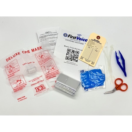 First Voice ANSI Class A First Aid Go Kit Replacement Pocket 4: Responder Supplies P4-ANSI-2021-CLASS-A