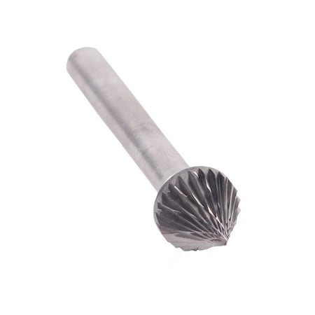 Drill America 1/2"x7/16" 60 Carbide Burr 1/4" Shank DULSJ5