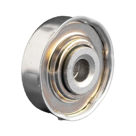 Miller Bearing Conveyor Bearing, Large Flange Unground Non-Precision, Carbon Steel, 0.4375 in Bore Dia., Hex Bore MF-2511-7HVSP-O