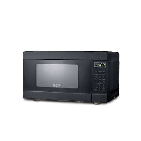 Commercial Chef 900 Watt Counter Top Microwave Oven, 0.9 Cubic Feet, Black Cabinet CHM990B