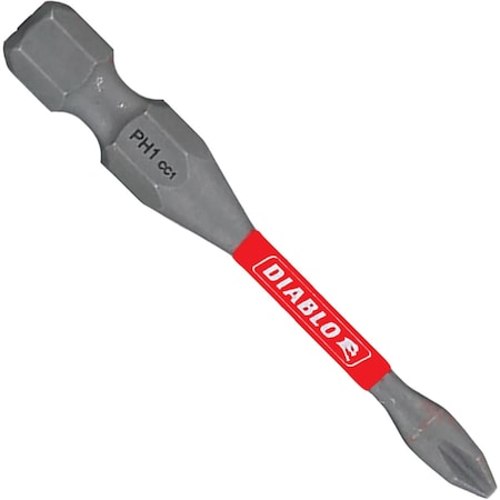 Diablo No, 1 Phillips 2'' Power Impact Screwdriver Bit DPH12P1