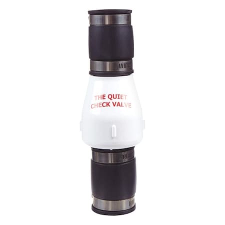 B & K 0821-15H Quiet Check Valve  White - 1.5 in. 4529988