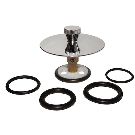 Plumb Pak Drain Stopper, Universal, Plastic, Polished Chrome, For All Drain K826-36PC