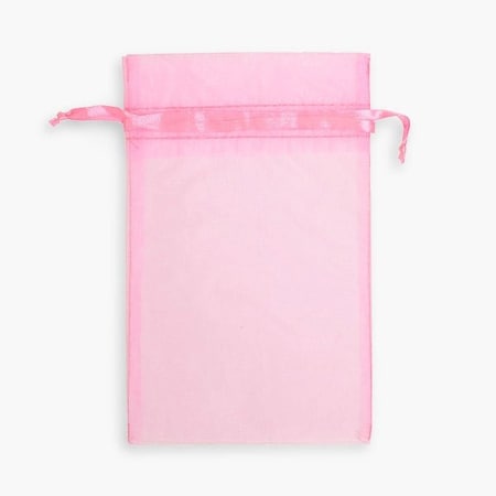 Nashville Wraps Pink Fruit Punch Sheer Organza Bags, 5.5x9, 10PK B559155