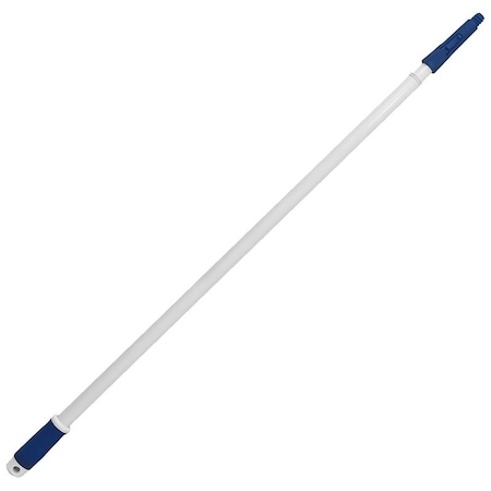Unger Professional Telescopic Pole, 6 ft Max Pole L, Threaded, Steel Pole, Blue/White 989300