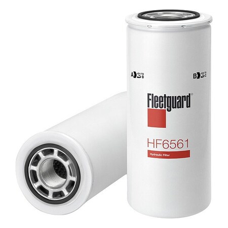 Fleetguard Hydraulic Filter, Spin-On, Cellulose HF6561
