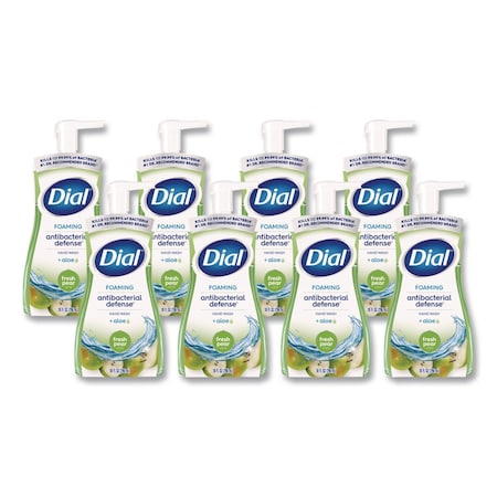 Dial Antibacterial Foaming Hand Wash, Fresh Pear Scent, 10 oz, 8PK 17000 34721