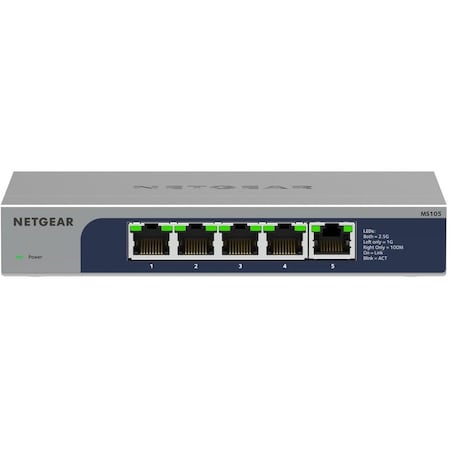 Netgear 5 Port Multi Gig 2.5G Switch MS105100NAS